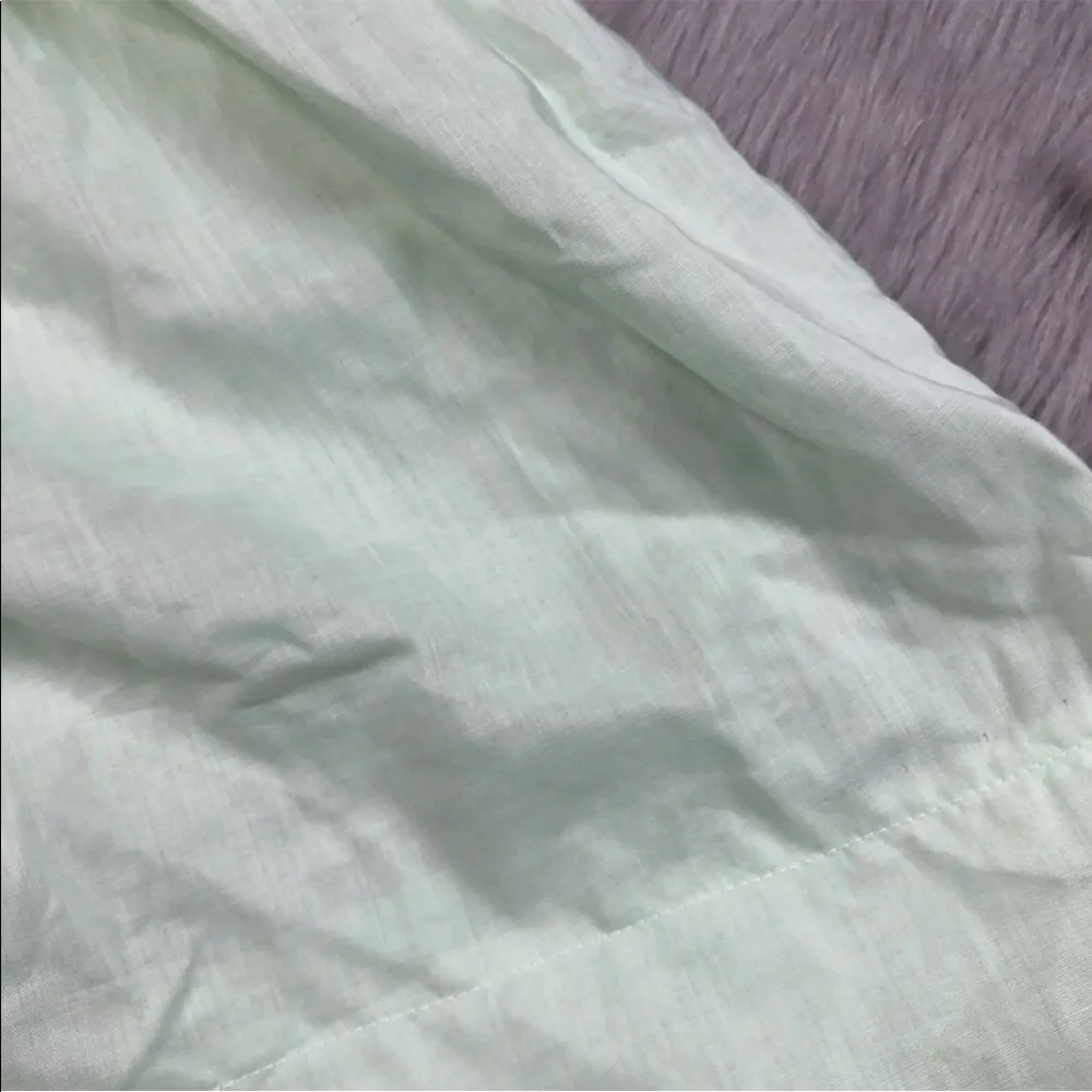 Vintage Girls Polly Flinders Mint Green Smocked Short Sleeve Dress